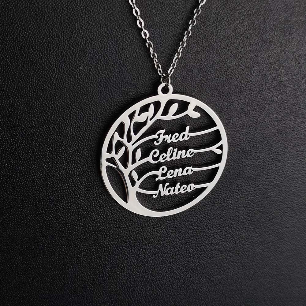 Custom Tree of Life Necklace f – Plant Parent Name Bewertung und Preis