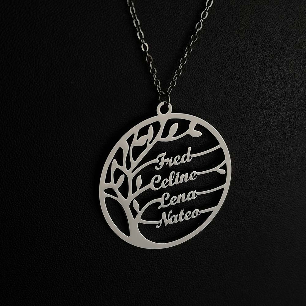 Custom Tree of Life Necklace f – Plant Parent Name Bewertung und Preis
